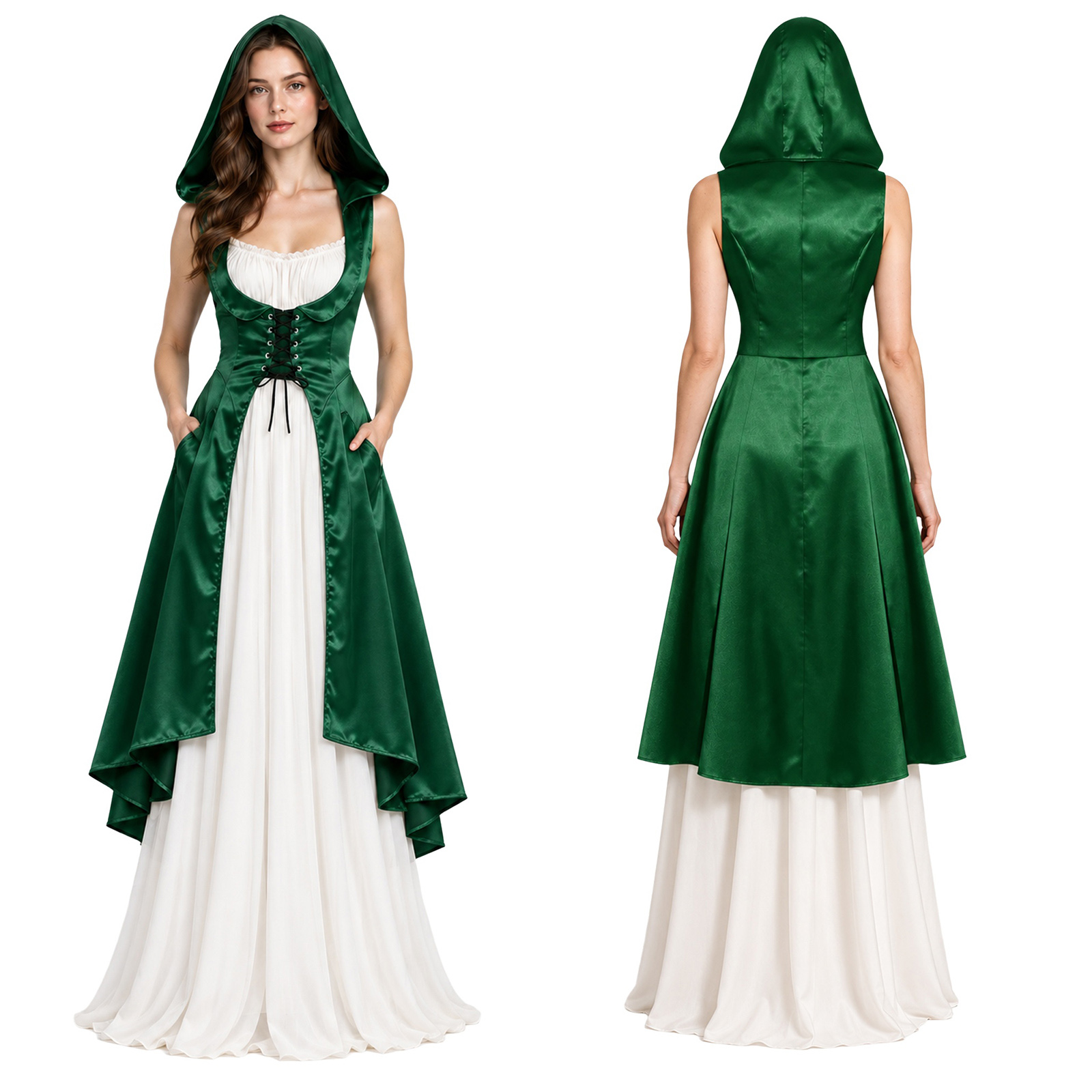 Women Medieval Renaissance Vic - огляд і ціна Lace Dress