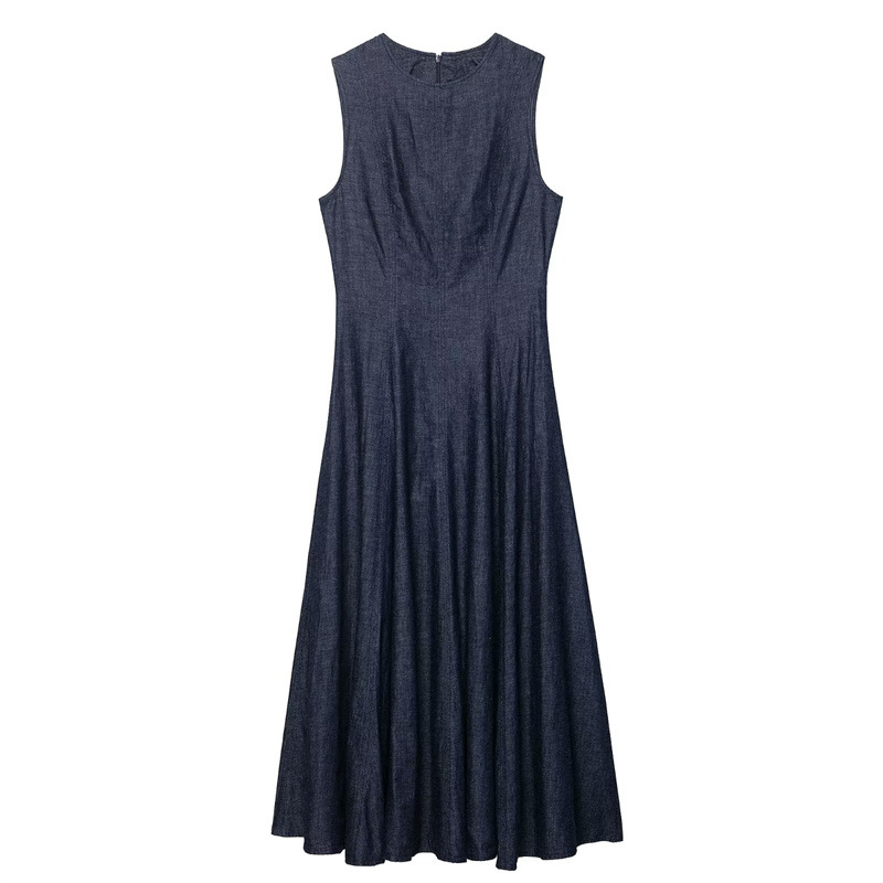 New slim fit fashion retro den - огляд і ціна Midi Dress
