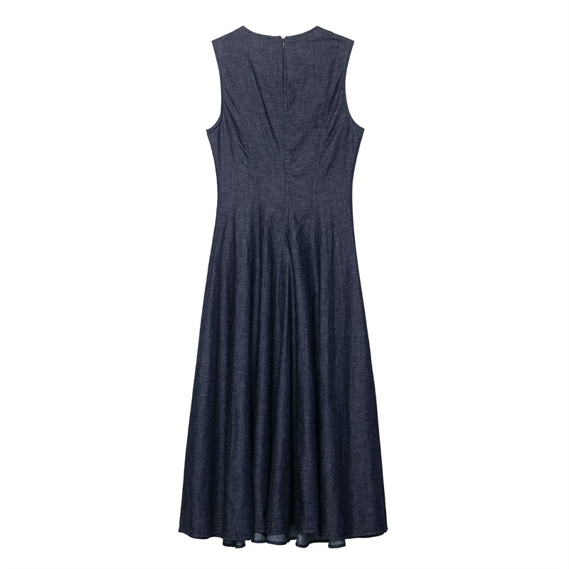 New slim fit fashion retro den - огляд і ціна Midi Dress