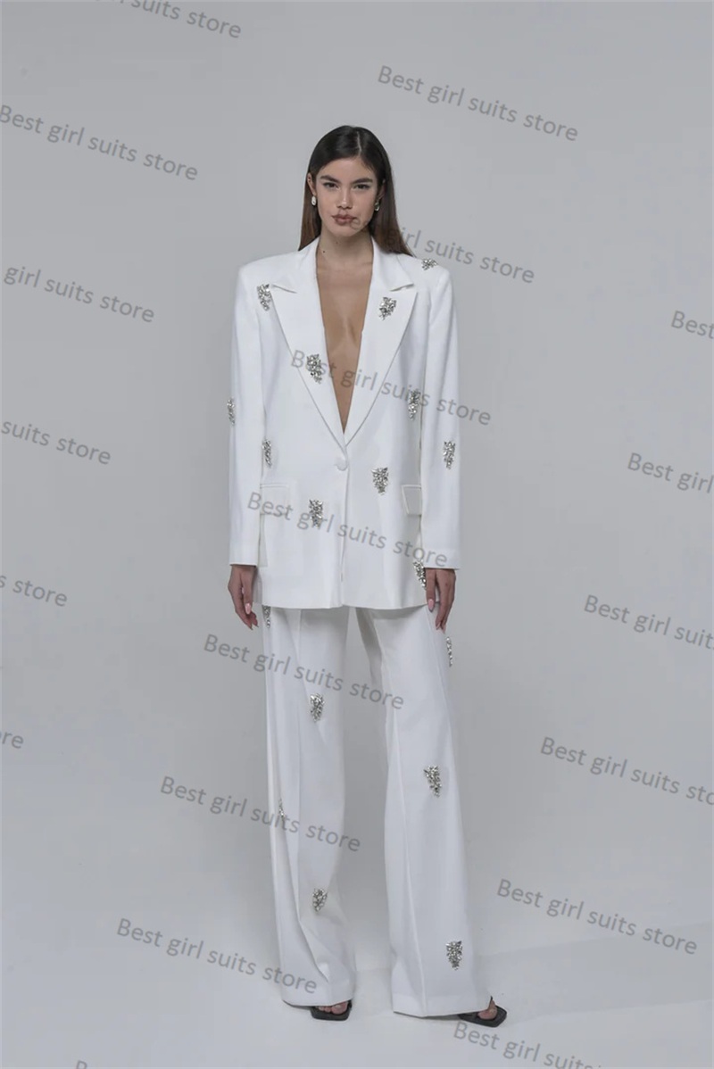 2 Piece Formal Women Suit Pant - огляд і ціна Tailored Trouser Wide