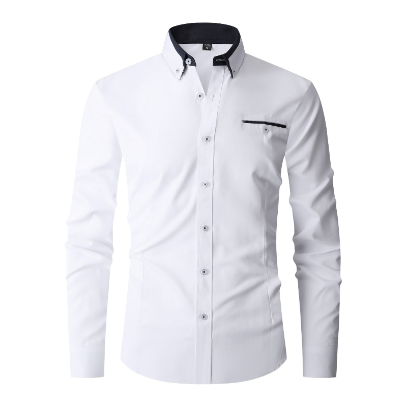 Men Formal Shirt Long Sleeve O - огляд і ціна Formal Dress
