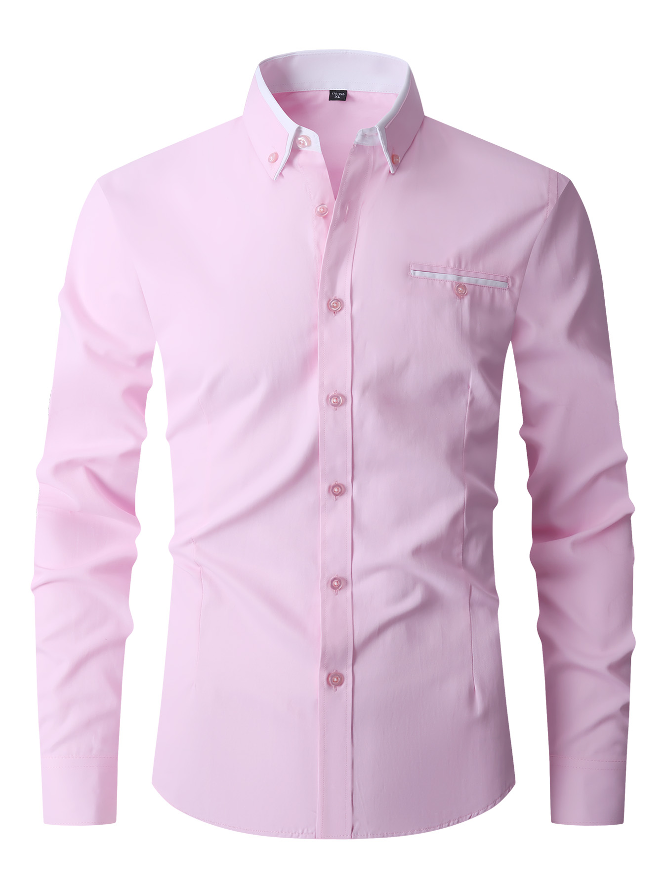 Men Formal Shirt Long Sleeve O - огляд і ціна Formal Dress