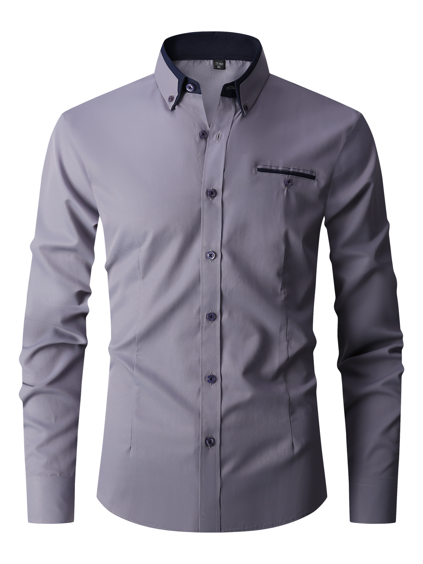 Men Formal Shirt Long Sleeve O - огляд і ціна Formal Dress