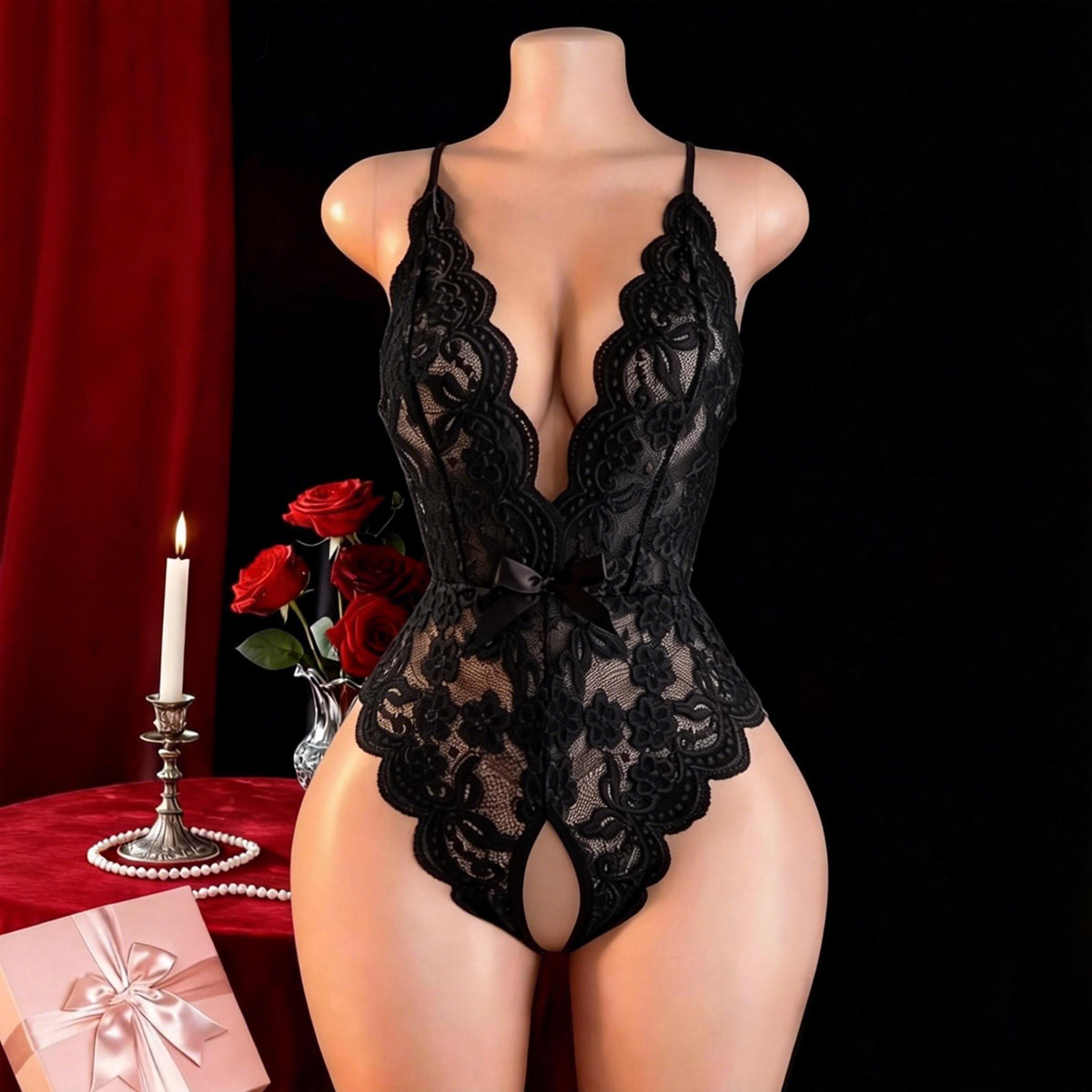 Hot Crotchless Sexy Lingerie F - огляд і ціна Lace Dress