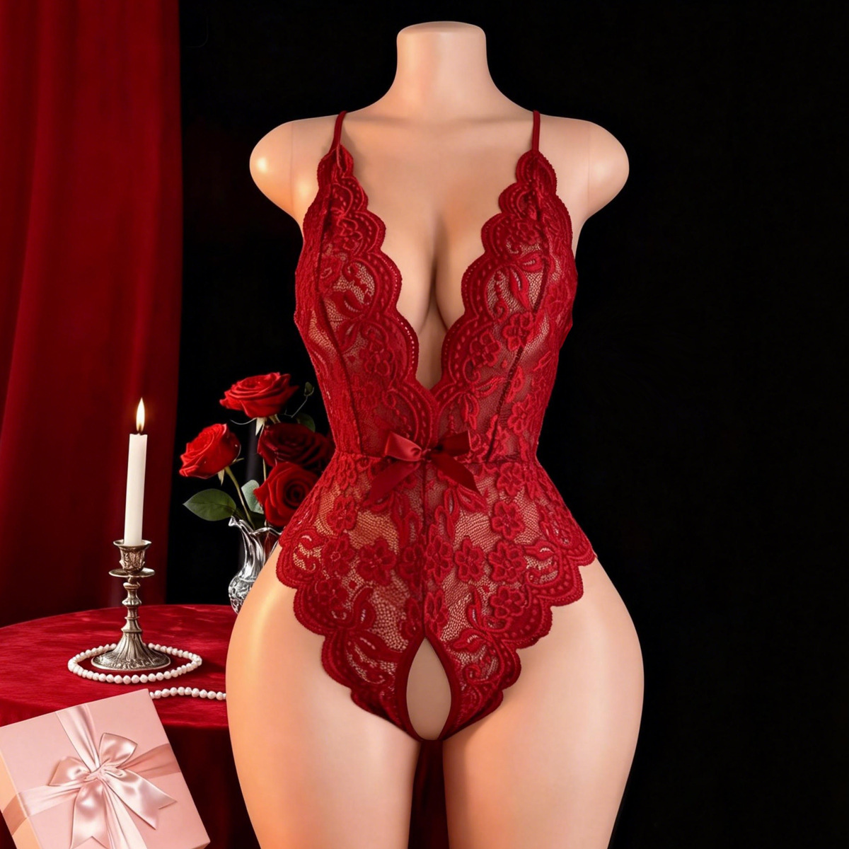 Hot Crotchless Sexy Lingerie F - огляд і ціна Lace Dress
