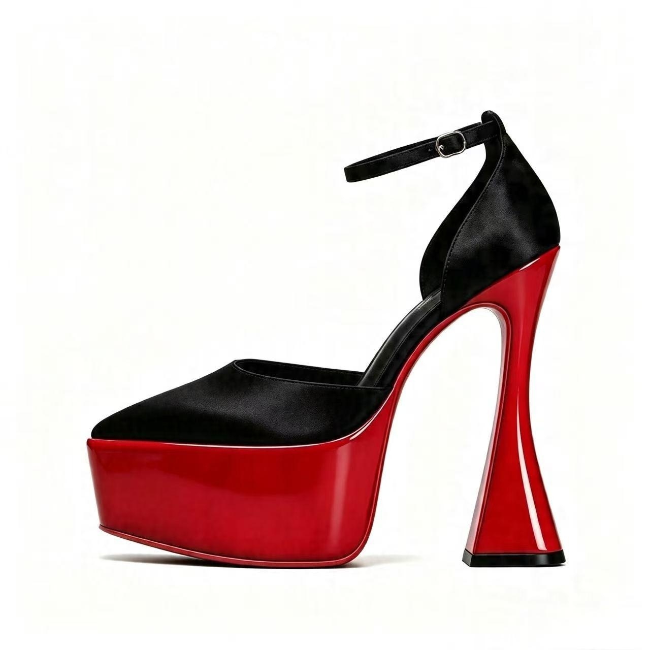Women Satin Pointed Toe Platfo - огляд і ціна Formal Dress