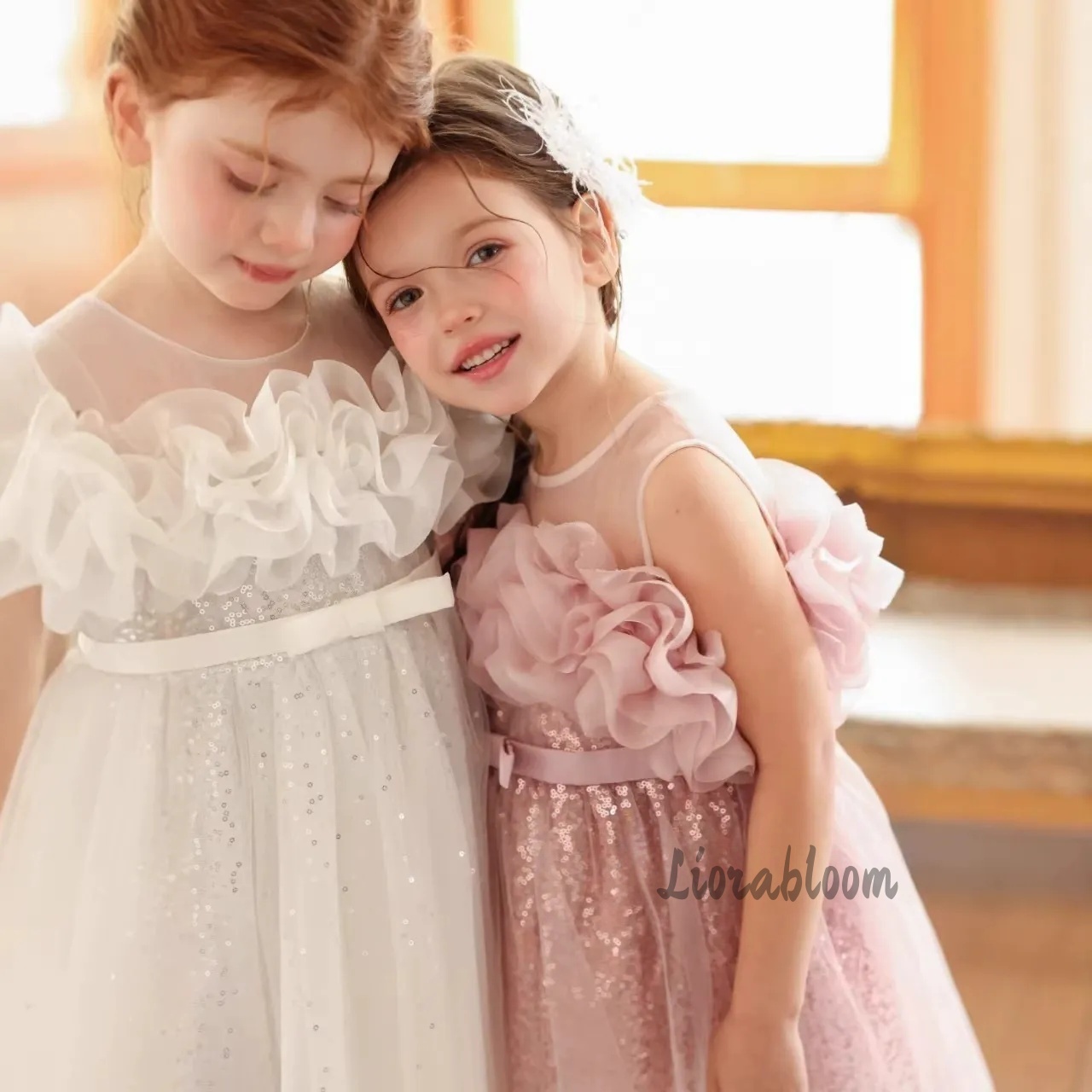 Girls' Pink Wavy Tulle Formal  - огляд і ціна Formal Skirt