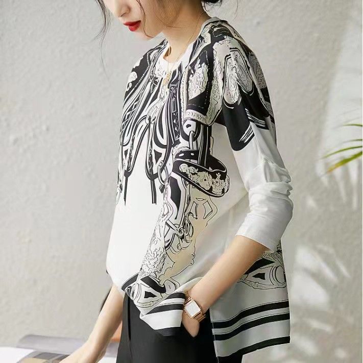 Simulated Silk Top with Drapin - огляд і ціна Silk Blouse