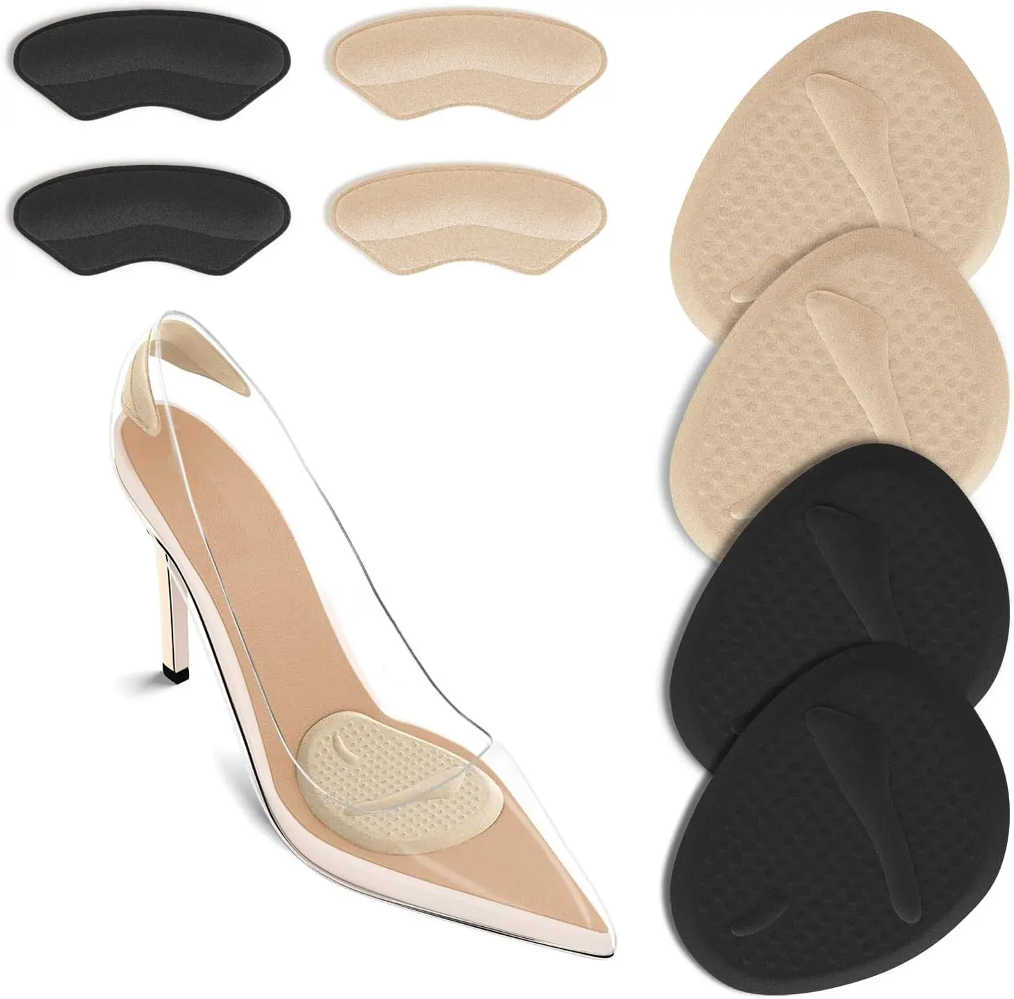 2 Sets Heel Pads, Ball of Foot - огляд і ціна Womens Heels
