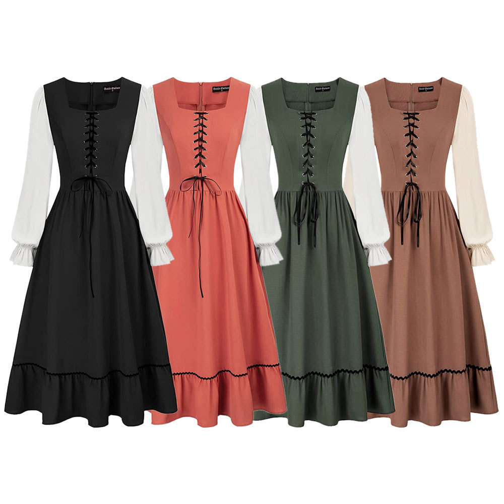 Women'S Vintage Court Medieval - огляд і ціна Midi Dress