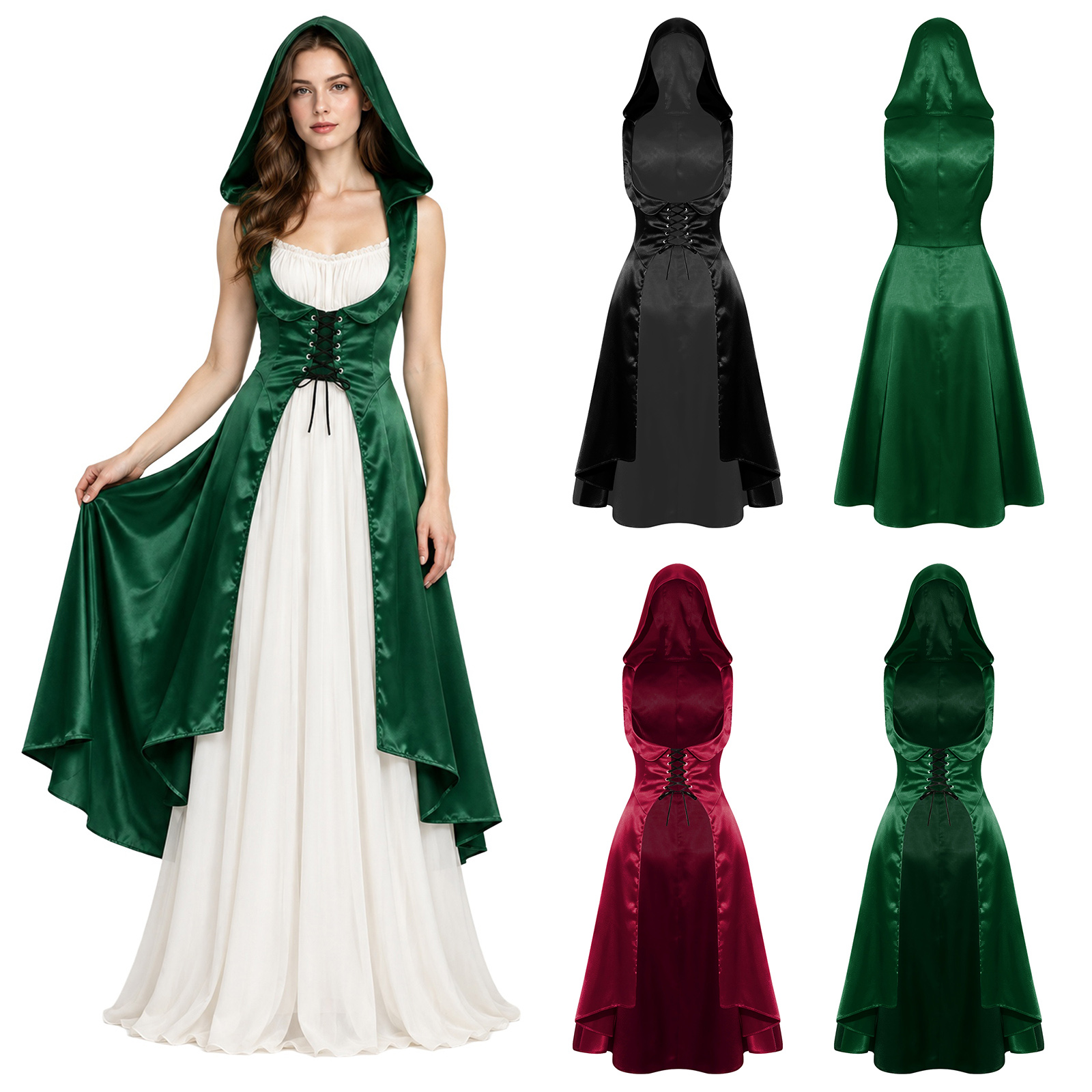 Womens Renaissance Costumes Ha - огляд і ціна Lace Dress