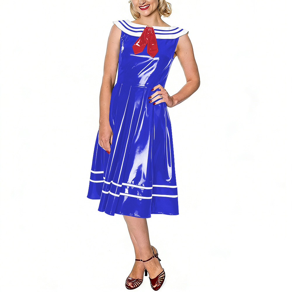 Vintage Sailor Dress for Women - огляд і ціна Midi Dress