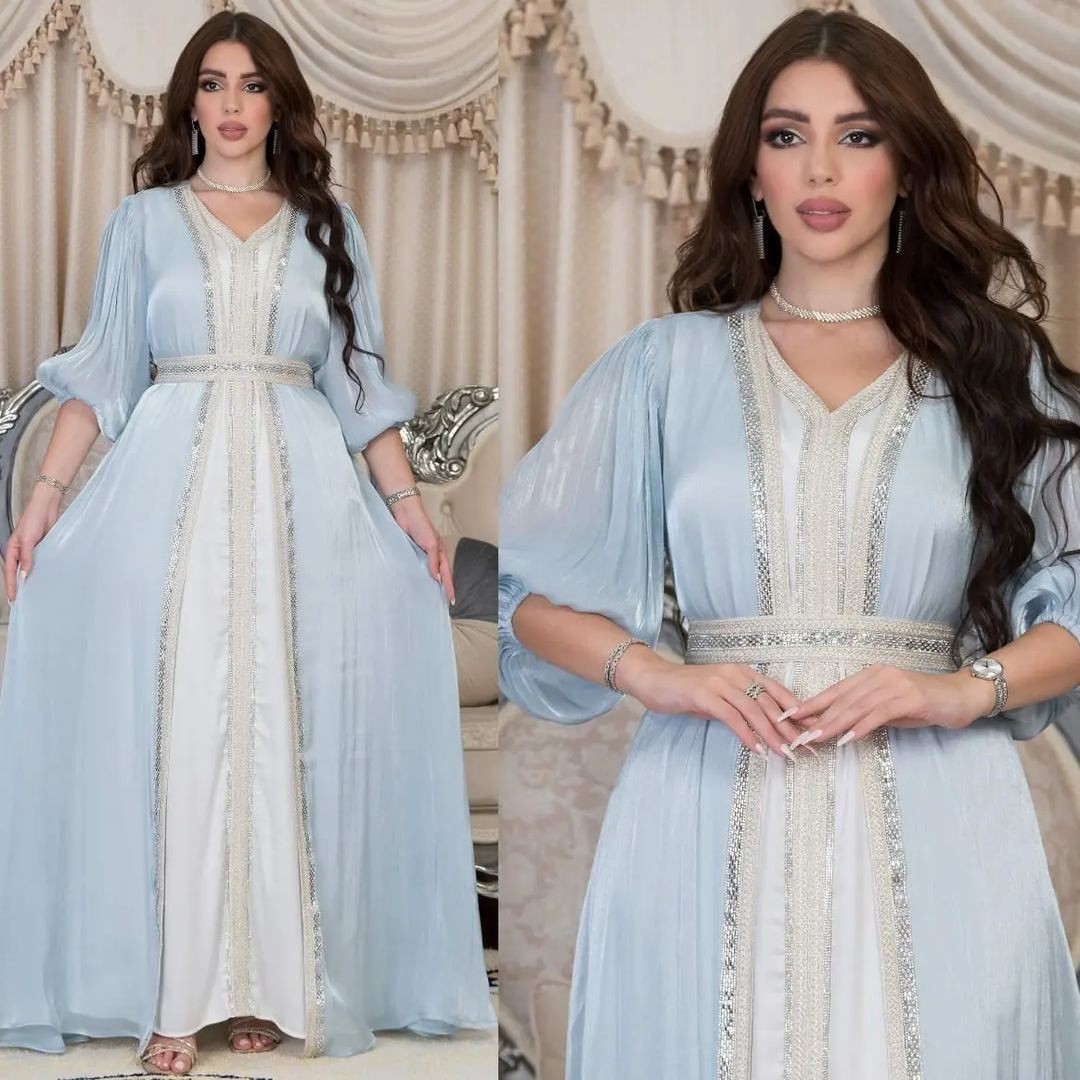 Lavender Sequin Dress V Neck P - огляд і ціна Evening Gown