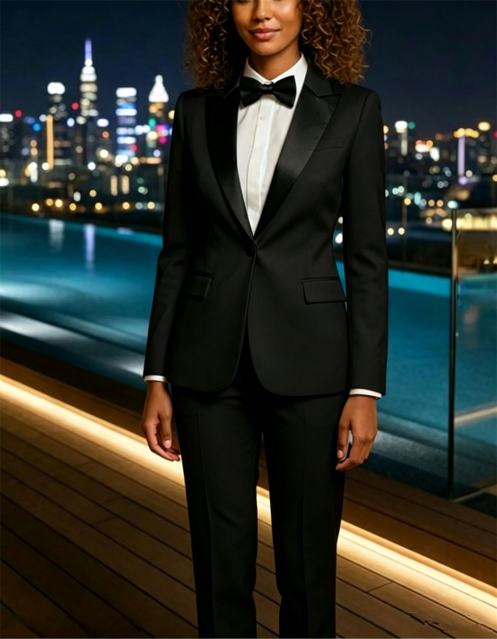 Ladies 2 Piece Suit White Suit - огляд і ціна Womens Blazer
