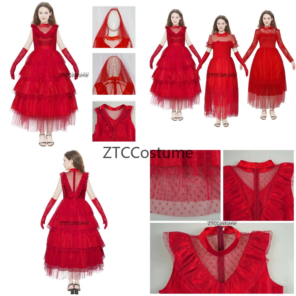 Lydia Deetz Cosplay Costume Go - огляд і ціна Evening Gown