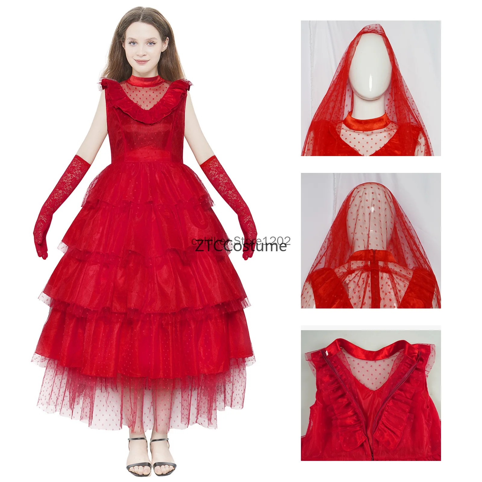 Lydia Deetz Cosplay Costume Go - огляд і ціна Evening Gown